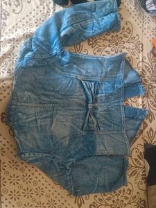 Denim Jacket with Embellishments