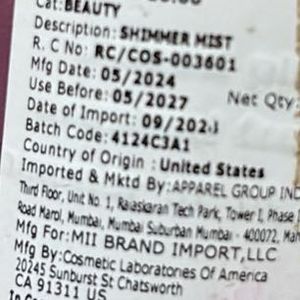 Victoria’secret Pure Seduction Shimmer Mist Sample