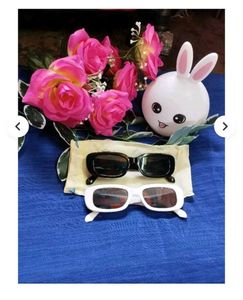 Retro Sunglasses - Black &amp; White