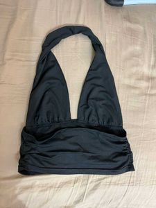 Black Halter Top Savana