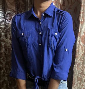 Blue Button-Down Shirt