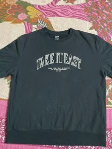 Baggy printed T-shirt and sweatshirt