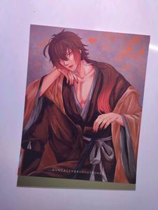Anime Poster of HuTao and Zhongli
