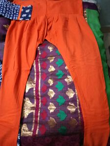 GentlyUsed Blue &amp; White Printed AnarkaliKurti+Chud