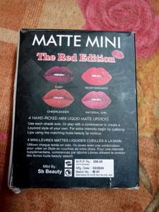 Matte Mini Liquid Lipstick - Red Edition