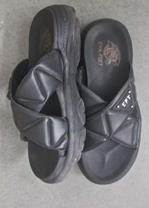 Black EVA-FEET Platform Slides