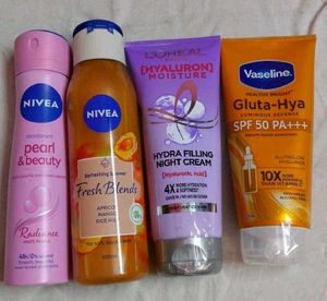 Lot of Nivea, L'Oreal, Vaseline Beauty