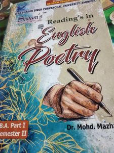 Reading&#39;s in English Poetry - B.A. Part I