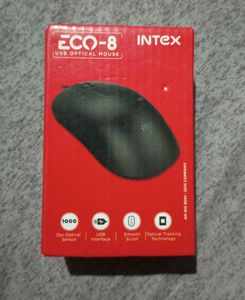 Intex ECO-8 USB 2.0 Wired Optical Mouse(Black)