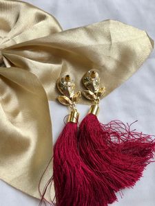 Tassel Emerald Earrings 💋