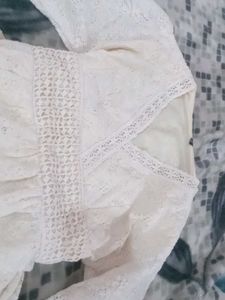 Zara Off White Mini Dress