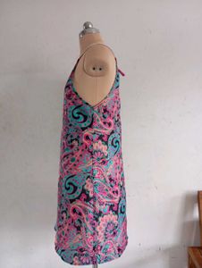 Paisley Print Halter Sundress