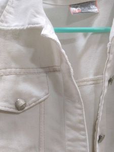 white denim jacket