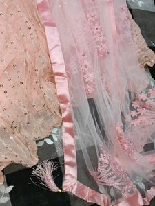 Price Drop 💧 PINK LEHENGA CHOLI WITH DUPATTA