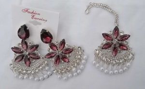 Rhinestone & Pearl Jewelry Set