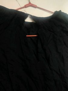 Simple Black Midi Dress