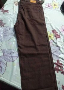 Coffee Brown Wide Leg Jeans
