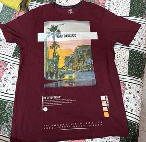 Maroon San Francisco Graphic Tee
