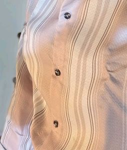 Striped Button-Down Shirt