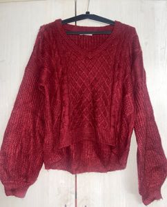 V Neck Long Sleeve Sweater