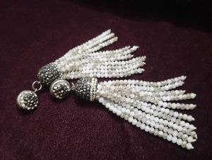 Beaded Tassel Earrings