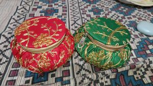 Embroidered Coin Purses - Set of 2
