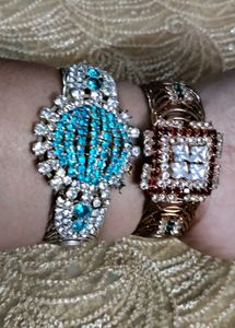 Sparkling Cuff Bracelets set 2