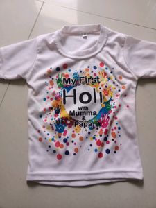 New Holi T Shirt For Photo Shoot