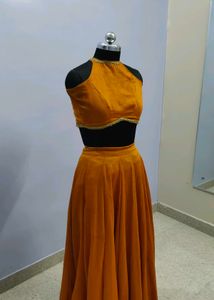 Mustard Colour Designer Boutique Piece For Haldi