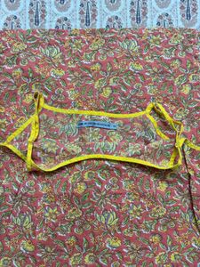 Floral Strappy Kurti With Adjustable Straps