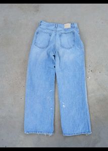 Light Wash Wide Leg Jeans