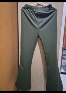 Olive Green Ribbed Top