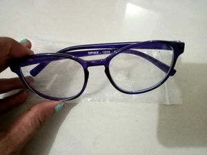 Stylish Purple Glasses with maroon fram