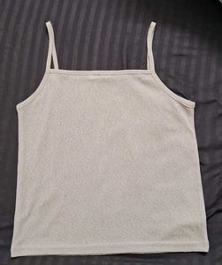 Cute Beige Tank Top