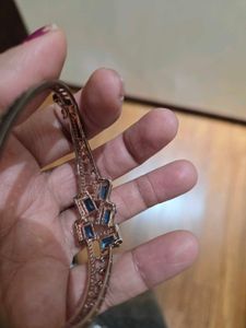 Elegant Gemstone Bangle Bracelet