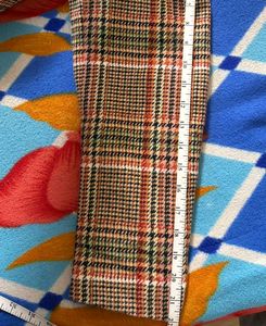 Vintage-Inspired Plaid Blazer with Elbow Patch