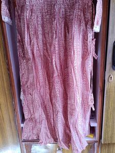 Pink Printed Cotton Dress