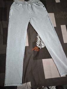 Grey Casual Pants
