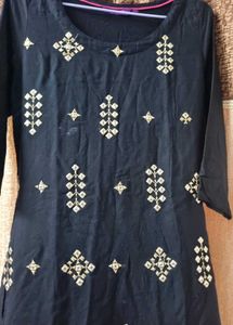 Kurti With 2 two different types of salwars