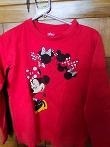 Minnie Mouse Red Sweatshirt