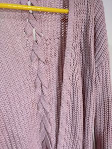 Cable Knit Cardigan.