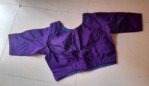 Purple Readymade Blouse