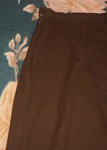 Wide Leg Brown Pants
