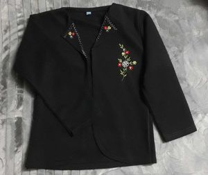 Black Short Cardigan