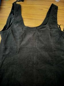 Brown Pinafore Dress