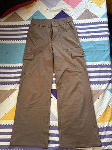 Khaki Cargo Pant For Women