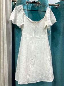 Front Cutout Drawstring Dress