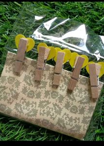 Heart Emoji Clothespins