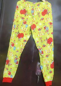 Green🟢 Pyjama Red Cartoon Print For 30 Waist