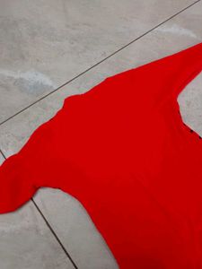 Stylish Red woolen kurta